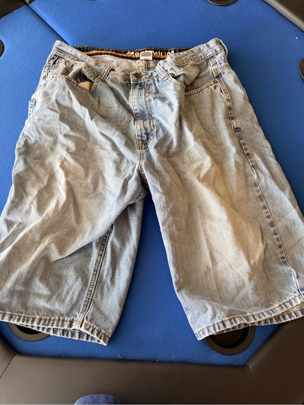 Route 66 Light Blue Denim Jean Shorts